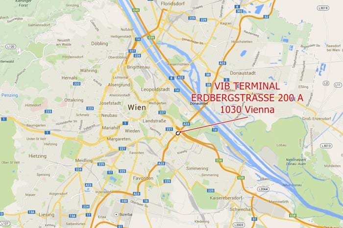 Mapa Wiednia эрдберг