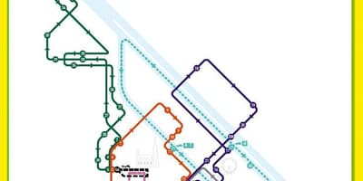 Wiedeń bus tour, tour na mapie