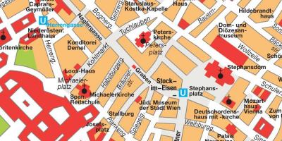 Wiedeńskie centrum na mapie
