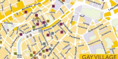 Mapa gay-Wiedeń