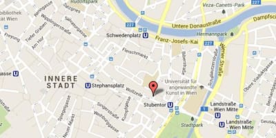 Mapa wiedeń Wiedeń mapa