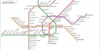 Mapa u Wiedeń
