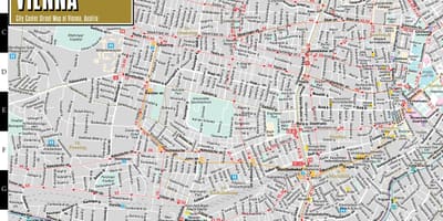 Mapa ulic Wiednia