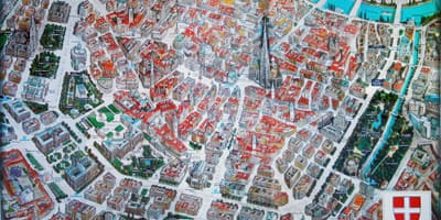 Mapa Wiednia 3d
