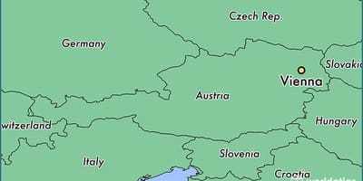 Wiedeń na mapie