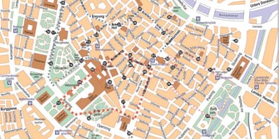 Mapa Wiednia offline miasta
