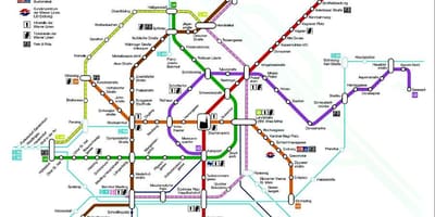 Wiedeń mapa metra