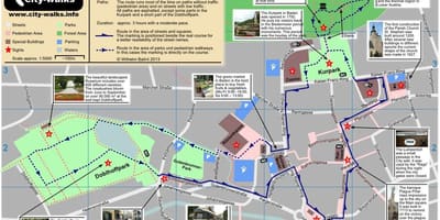 Wiedeń wycieczka mapa