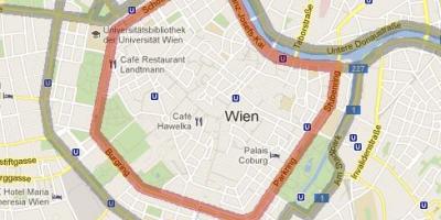 Wiedeń 7th region na mapie