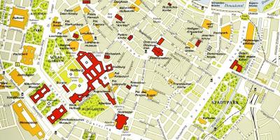 Wiedeń-centrum na mapie