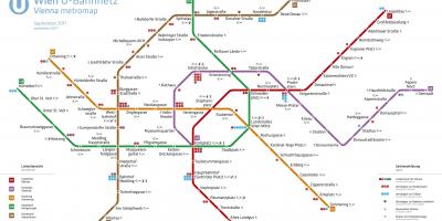 Mapa Wiednia aplikacji Metro 