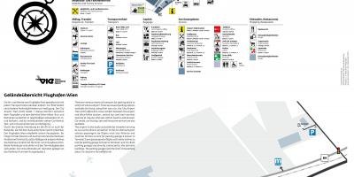 Wiedeń lotnisko wylotu mapie